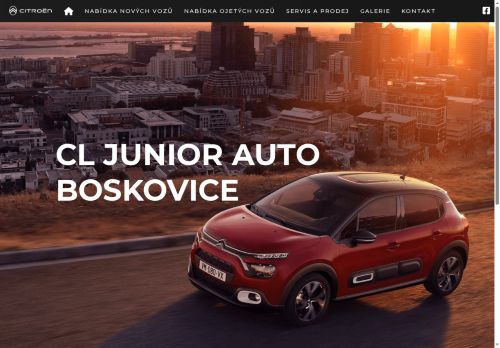 Webové stránky CL JUNIOR AUTO BOSKOVICE s.r.o., Boskovice