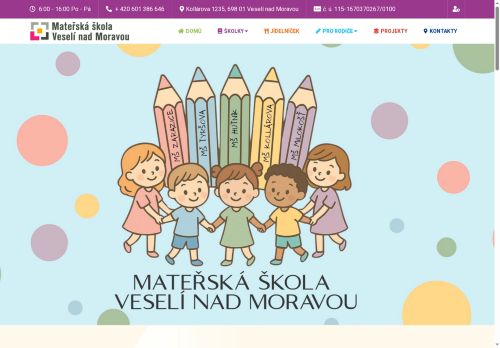 Zobrazit webové stránky Mateřská škola Veselí nad Moravou