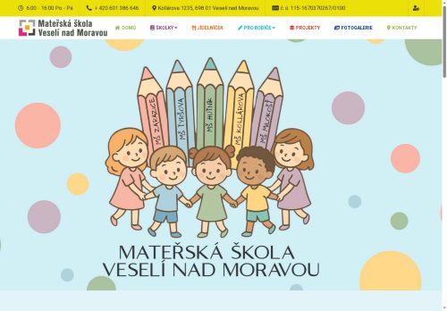 Zobrazit webové stránky Mateřská škola Veselí nad Moravou