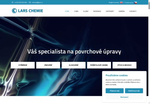 LARS Chemie, spol. s r.o. nabízí práci na pozici TECHNOLOG - TECHNOLOŽKA v obci Brno