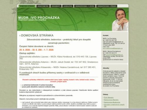 Praktický lékař pro dospělé - MUDr. Viktoria Procházková