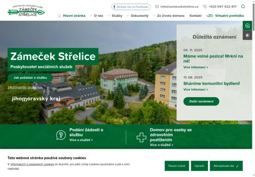 Zámeček Střelice, příspěvková organizace nabízí práci na pozici Pracovník / pracovnice v sociálních službách  ž/m v obci Střelice