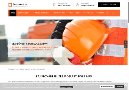 Zobrazit webové stránky BOZP Novodomec