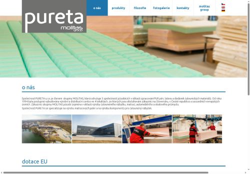PURETA s.r.o. nabízí práci na pozici pomocný dělník/dělnice při zpracování PUR pěny v obci Hodonín