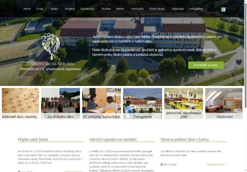 Zobrazit webové stránky Základní škola Mikulov, Hraničářů