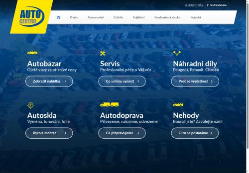 Zobrazit webové stránky Auto Centro