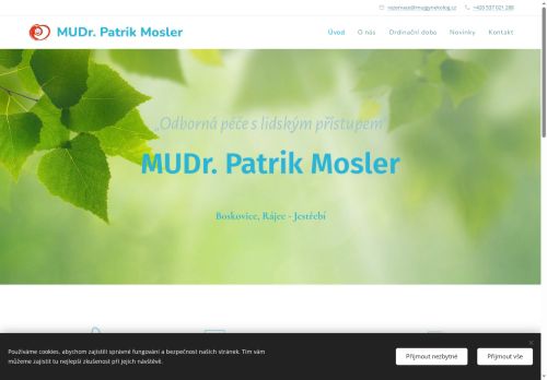 Zobrazit webové stránky Gynekologická ambulance - MUDr. Patrik Mosler