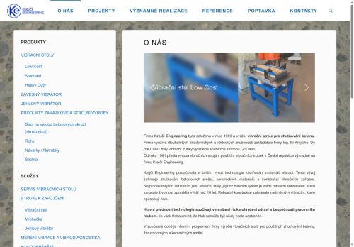 Zobrazit webové stránky Krejčí engineering, s.r.o.