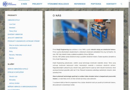 Zobrazit webové stránky Krejčí engineering, s.r.o.
