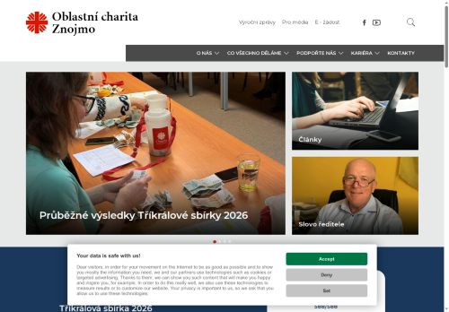 Diecézní charita Brno nabízí práci na pozici Všeobecná zdravotní sestra s odbornou způsobilostí v obci Znojmo