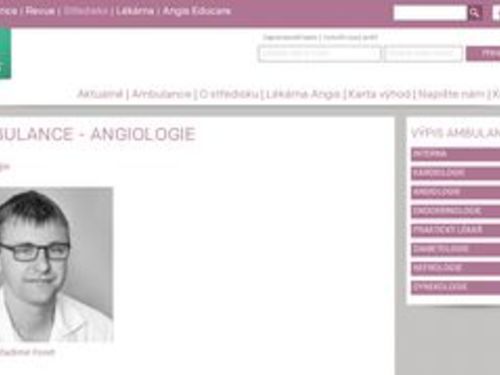 Angiologie - MUDr. Vladimír Foret