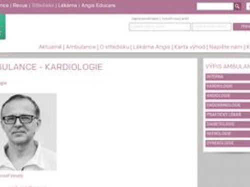 Kardiologická ambulance - MUDr. Josef Veselý