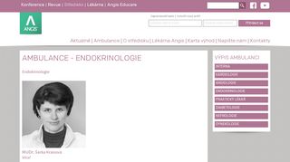 Zobrazit webové stránky Endokrinologická ambulance - MUDr. Šárka Kraisová