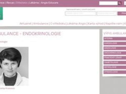 Endokrinologická ambulance - MUDr. Šárka Kraisová