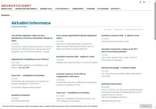 Zobrazit webové stránky Neurologická ambulance - Neurofyzionet spol. s.r.o.