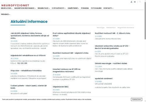 Zobrazit webové stránky Rehabilitace - Neurofyzionet spol s.r.o.