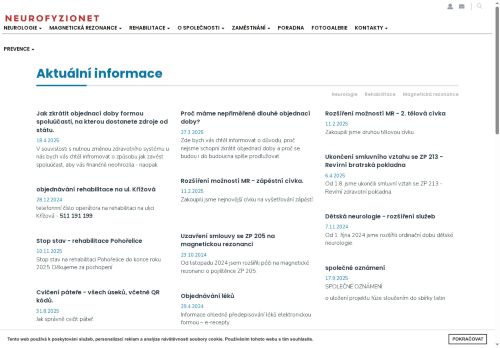 Zobrazit webové stránky Rehabilitace - Neurofyzionet spol s.r.o.