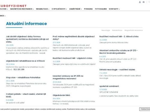 Rehabilitace - Neurofyzionet spol s.r.o.