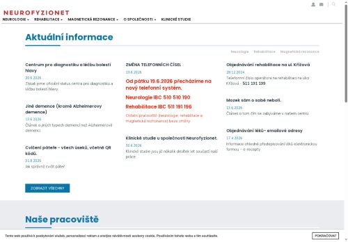 Zobrazit webové stránky Rehabilitace - Neurofyzionet spol s.r.o.