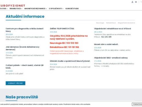 Rehabilitace - Neurofyzionet spol s.r.o.