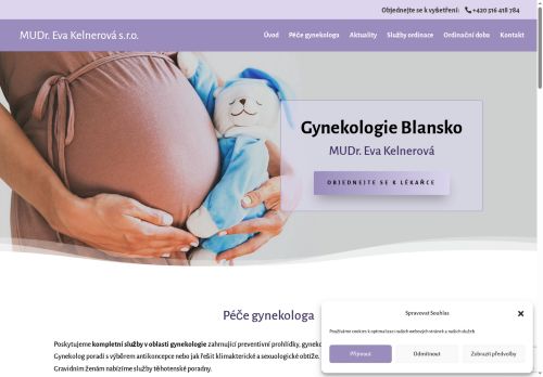 Zobrazit webové stránky Gynekologická ambulance - MUDr. Eva Kelnerová, MUDr. Renata Sklářová