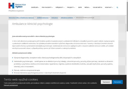 Zobrazit webové stránky Ambulance klinického psychologa - MUDr. Marie Trávníčková