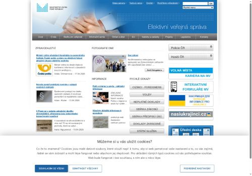 Ministerstvo vnitra nabízí práci na pozici referenti bezpečnosti státu v obci Praha