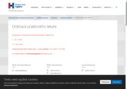Zobrazit webové stránky Praktický lékař - MUDr. Bohumila Mitěvová