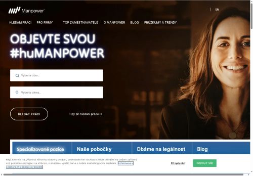 Webové stránky Workforce Solutions s.r.o., Rakovník