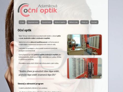 Oční optik Adamíková
