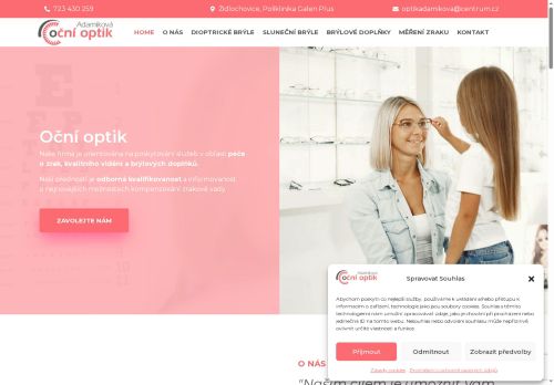 Zobrazit webové stránky Oční optik Adamíková
