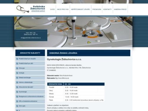 Gynekologická ambulance - MUDr. Hana Krchňavá