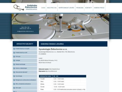 Gynekologická ambulance - MUDr. Hana Krchňavá