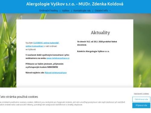 Alergologie - MUDr. Zdenka Koldová