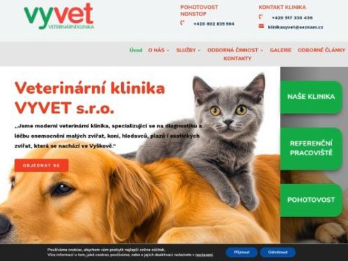 Veterinární ordinace vyvet - MVDr. Ivo Hylák