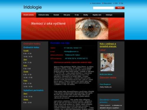 Oční a iridologická ambulance - MUDr. Libor Němec