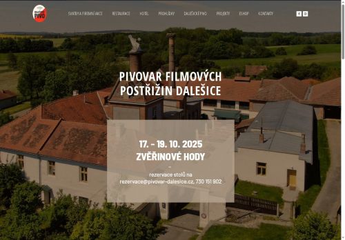 Zobrazit webové stránky KOLOBĚH Dalešického pivovaru