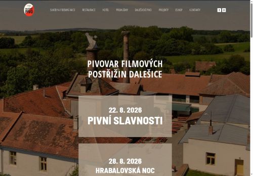 Zobrazit webové stránky KOLOBĚH Dalešického pivovaru