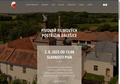 Zobrazit webové stránky KOLOBĚH Dalešického pivovaru