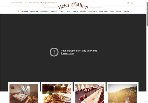 Zobrazit webové stránky Hotel Allvet