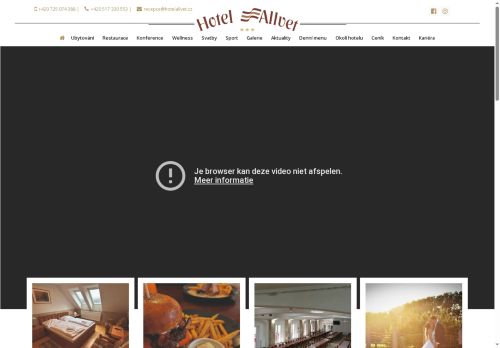 Zobrazit webové stránky Hotel Allvet