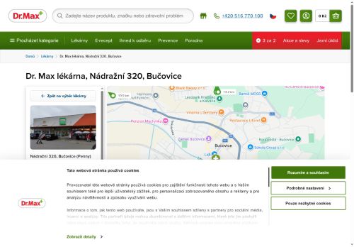 Zobrazit webové stránky Lékárna Dr. Max Bučovice