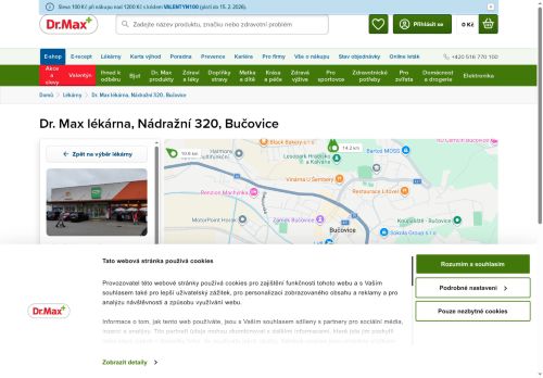 Zobrazit webové stránky Lékárna Dr. Max Bučovice