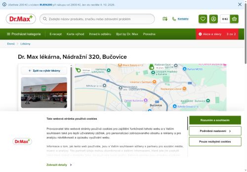 Zobrazit webové stránky Lékárna Dr. Max Bučovice