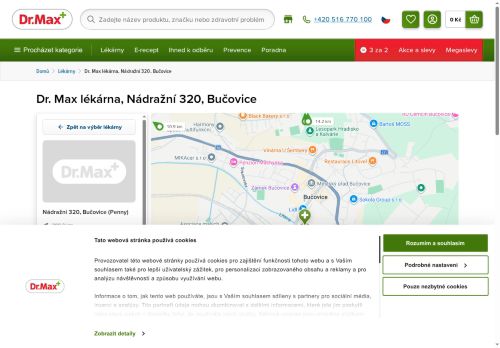 Zobrazit webové stránky Lékárna Dr. Max Bučovice