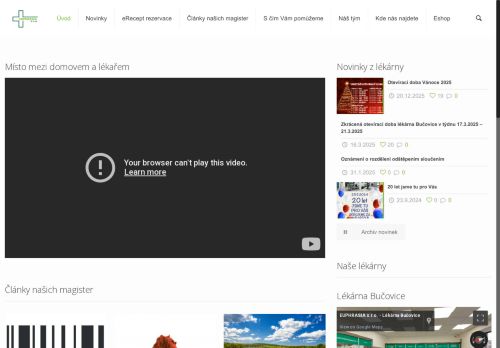 Zobrazit webové stránky Lékárna EUPHRASIA Bučovice