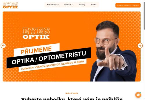 Zobrazit webové stránky Oční optika - EYES OPTIK s.r.o.