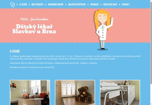 Zobrazit webové stránky Praktický lékař pro děti a dorost - MUDr. Jana Baránková