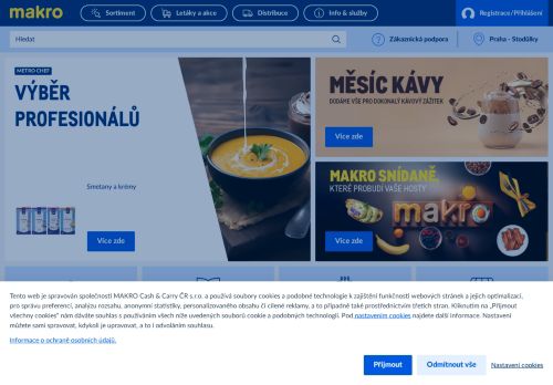 MAKRO Cash & Carry ČR s.r.o. nabízí práci na pozici Řidič VZV v obci Kozomín