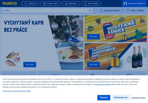 MAKRO Cash & Carry ČR s.r.o. nabízí práci na pozici Skladníci, obsluha manipulačních vozíků v obci Kozomín